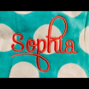 Personalized Embroidered Velour Beach Towel